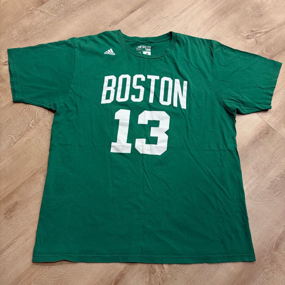 NBA Adidas Boston Celtics James Young #13 Jersey T-Shirt Shirsey Men's XL Green